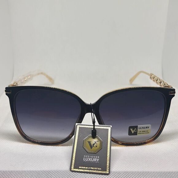 VG Tortoise Chain Sunglasses - Picture 3 of 3
